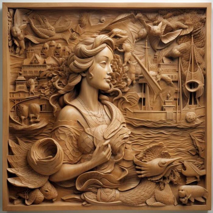 نموذج ثلاثي الأبعاد لآلة CNC 3D Art 